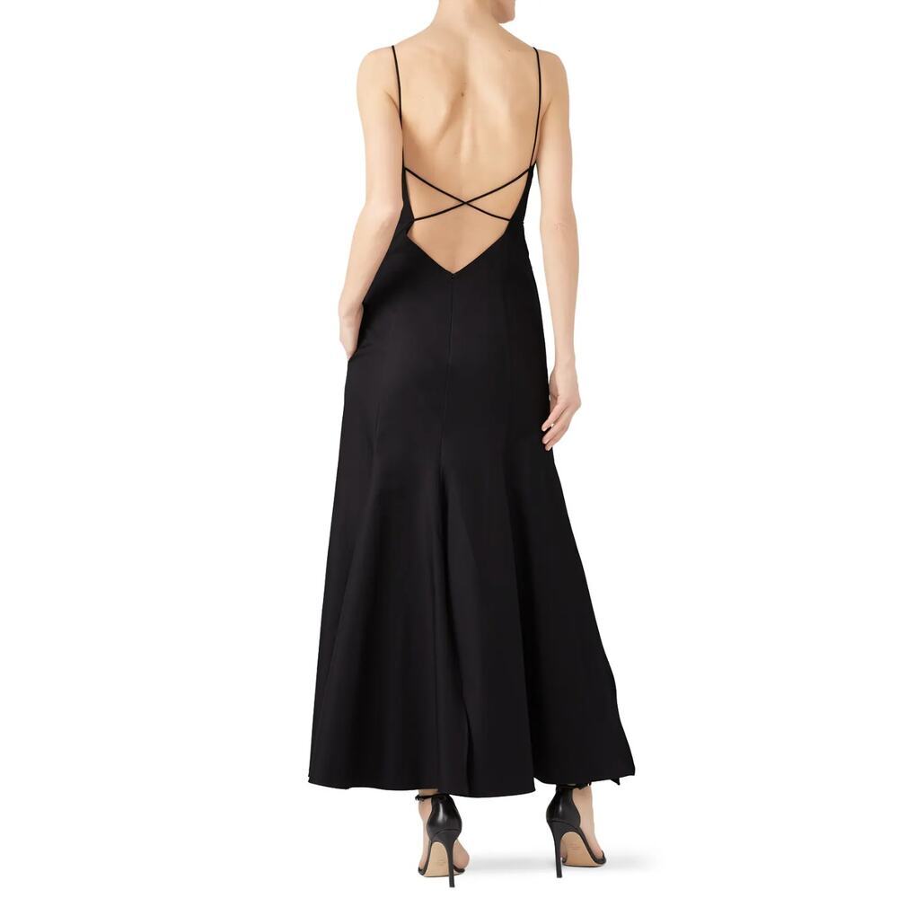 KHAITE Blair Tie Back Dress